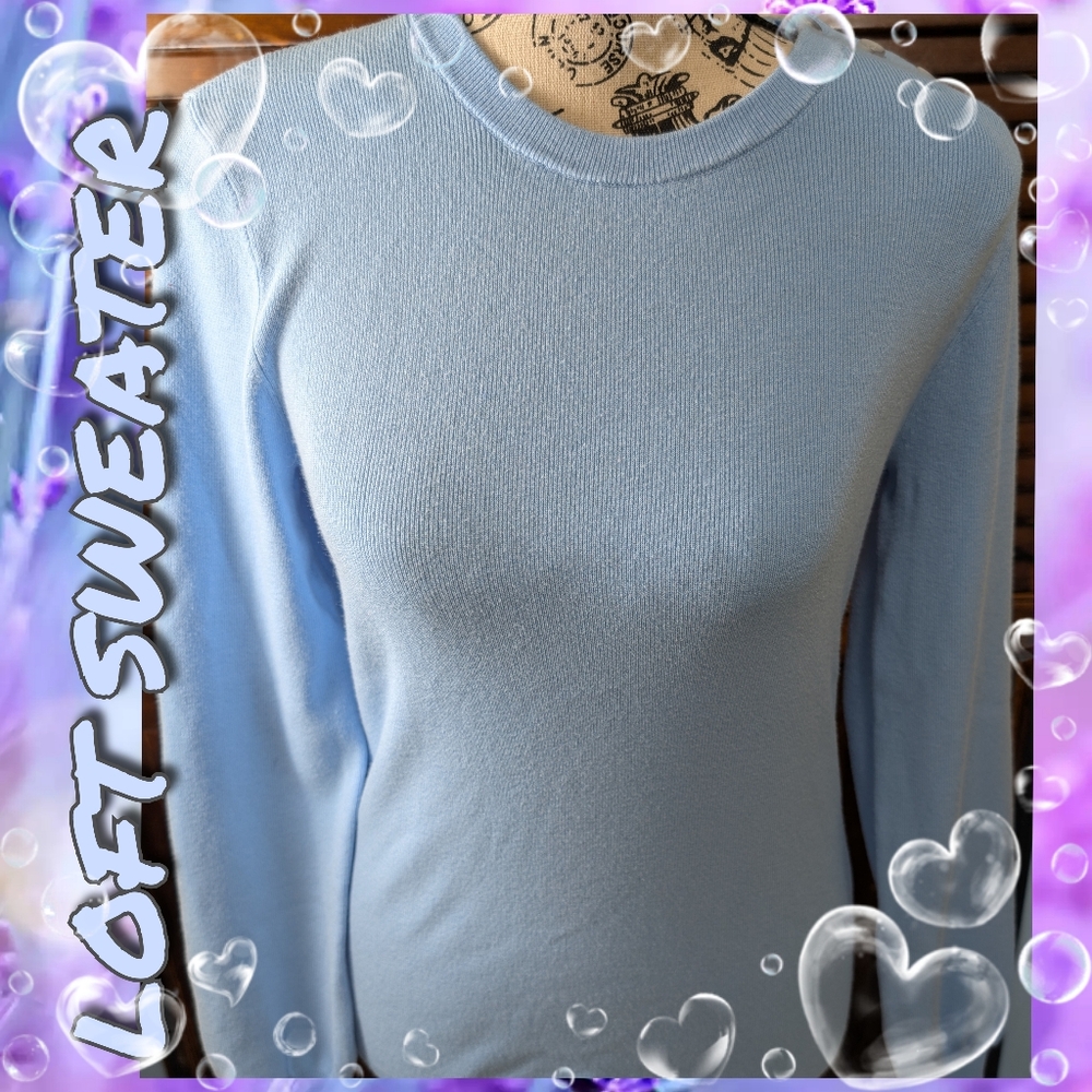 NEW! LOFT Women's Blue Sweater